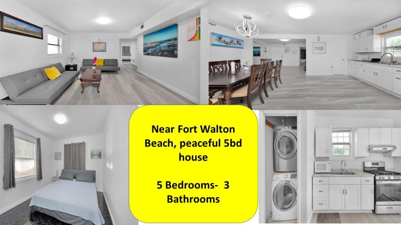 Near Fort Walton Beach, Peaceful 5 Bedrooms House Exterior foto